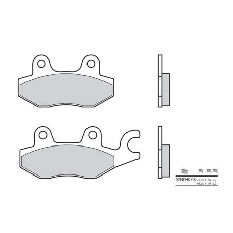 Plaquette de frein BREMBO 07HO4008 organique