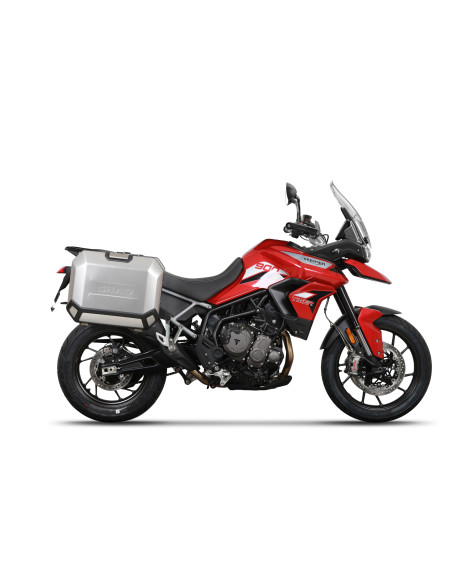 Fixation 4P system SHAD pour Triumph Tiger 900 / Gt/ Rally Tiger 850 sport avec valises