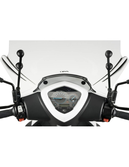 Pare brise T X KYMCO Agility City 50 2021 vue pilote