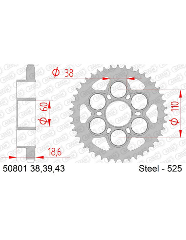 Kit chaine DID  ACIER DUCATI 1100 STREETFIGHTER / S 2009 à 2013