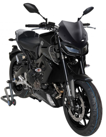 BULLE ERMAX Sport  Yamaha MT09/FZ 9 2017 noir satin