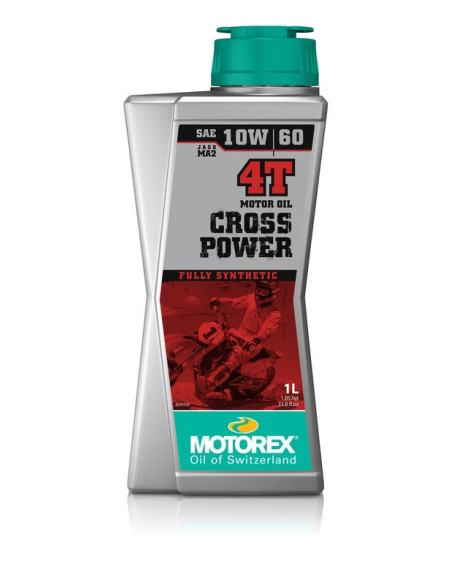 Huile moteur MOTOREX Cross Power 4T - 10W60 58L