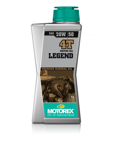 Huile moteur MOTOREX Legend 4T - 20W50 10x1L