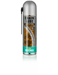 Lubrifiant chaîne MOTOREX Chainlube Adventure toutes conditions - Spray 500 ml