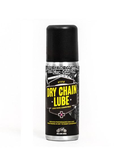 Lubrifiant chaîne MUC-OFF Dry PTFE Chain Lube - spray 50ml