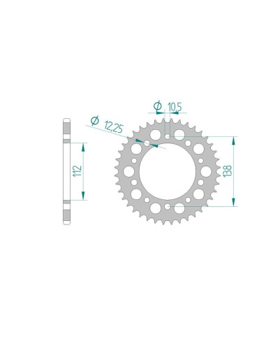 Kit chaine AFAM acier HONDA CB 900 F 2,3,4,5,6 HORNET RACING pas 520 2002 à 2006