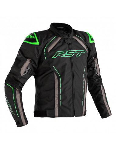 Veste RST S-1 textile noir/gris/vert fluo taille M