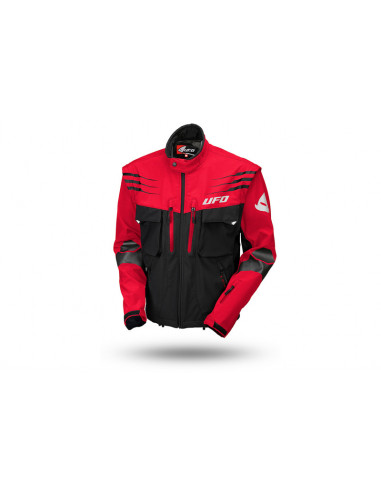 Veste UFO Taiga noir/rouge taille XXL