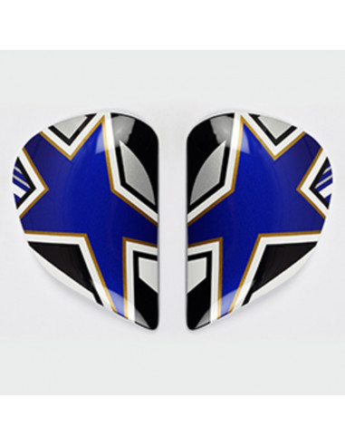 PLATINE ECRAN ARAI SAJ STARFLAG BLUE CASQUE INTEGRAL