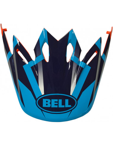 Visière BELL Moto-9 District bleu/orange