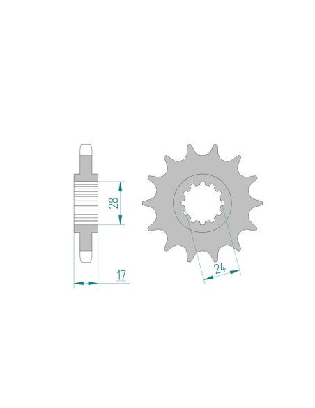 Kit chaine AFAM acier HONDA CBR 600 F M,N,P,R,S,T PC25/PC31 pas 530 1991 à 1996