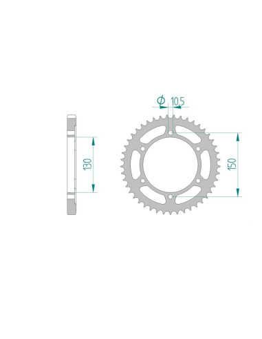 Kit chaine AFAM acier HONDA XL 600 V K,L,M,N,P,R,S,T,V,W,X,Y TRANSALP PD06/PD10 pas 525 1989 à 2000