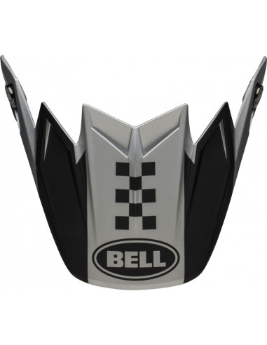 Visière BELL Moto-9 Flex Breakaway Matte Silver/Black