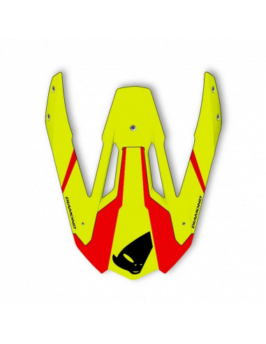 Visière UFO Diamond Jaune/rouge