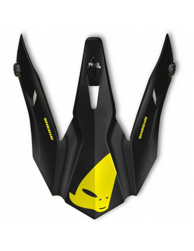 Visière UFO Quiver Shedir noir/jaune