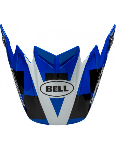 Visière BELL Moto-9 Flex Fasthouse DID 2020 Bleu/White