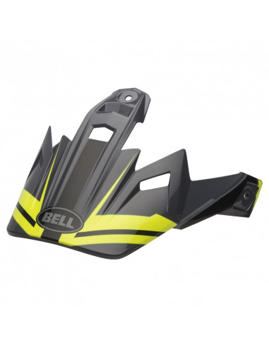 Visière BELL Mx-9 Adventure Barricade mat jaune fluo