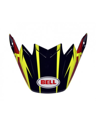 Visière Flex BELL Moto 9 Flex/Moto 9 Strapped jaune/rouge