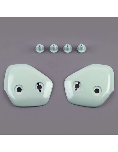 Plaques pivot ARAI TX Diamond White pour casques Tour-X 4/Tour-X 3