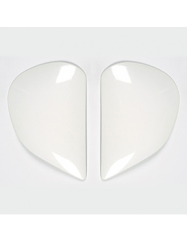 Plaques pivot ARAI Super AdSis J (LRS) Diamond White pour casques RX-7 GP/Viper/Astro-Light/Quantum/Quantum-ST/Quantum-ST PRO/Ch