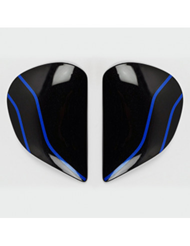 PLATINE ECRAN ARAI SAJ FIELD BLUE CASQUE INTEGRAL