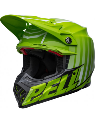 Casque BELL Moto-9S Flex - Sprint Matte/Gloss Green/Black