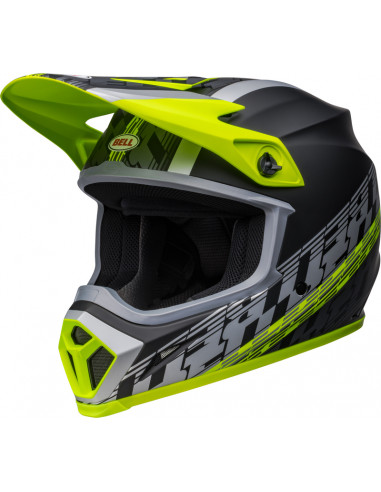 Casque BELL MX-9 Mips - Offset Matte Black/Hi-Viz Yellow