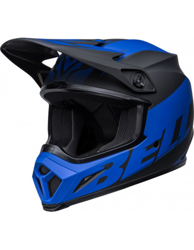 Casque BELL MX-9 Mips - Disrupt Matte Black/Blue