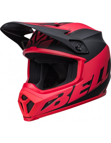 Casque BELL MX-9 Mips - Disrupt Matte Black/Red