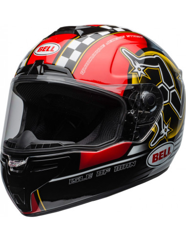 Casque BELL SRT - Isle of Man 2020 Gloss Black/Red