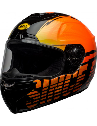 Casque BELL SRT Proverb Gloss Orange/Yellow/Black