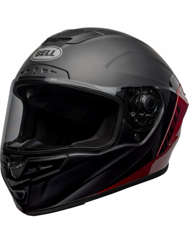 Casque BELL Star DLX Mips - Shockwave Matte/Gloss Black/Candy Red