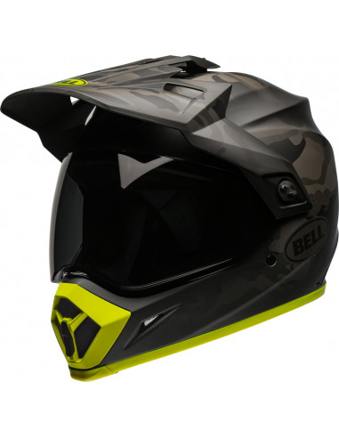 Casque BELL MX-9 Adventure Mips - Stealth Camo Matte Black/Hi-Viz