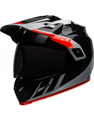 Casque BELL MX-9 Adventure Mips - Dash Gloss Black/White/Orange