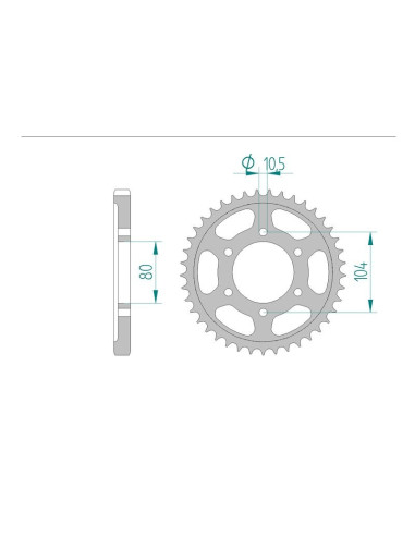 Kit chaine AFAM acier KAWASAKI ZXR 750 H2 pas 530 1990 à 1990