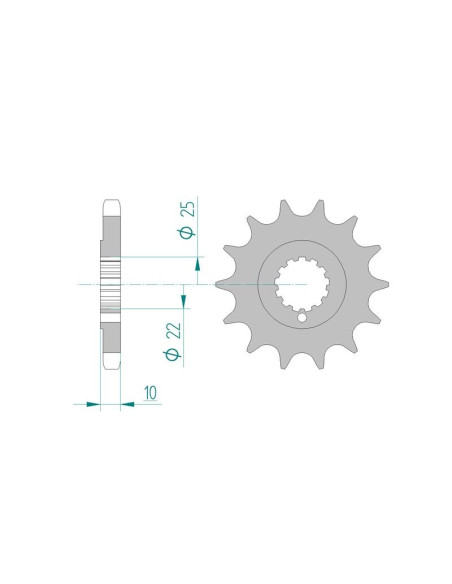 Kit chaine AFAM acier KAWASAKI Z 900 A4 pas 630 1976 à 1976