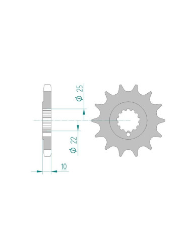 Kit chaine AFAM acier KAWASAKI Z 1000 A3 MK2 pas 630 1979 à 1979