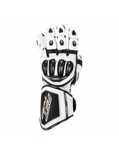 Gants RST Tractech Evo 4 cuir blanc/noir taille XS