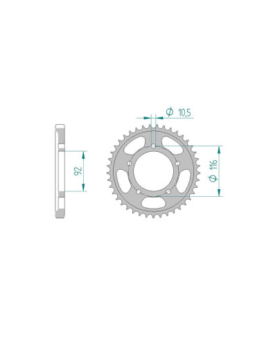 Kit chaine AFAM acier KAWASAKI ZZR 1400 ABS FCF,FDF pas 530 2012 à 2013
