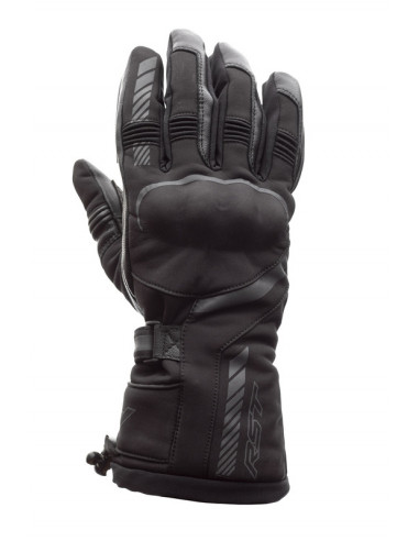 Gants RST Atlas Waterproof CE textile - noir taille S