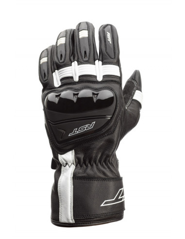 Gants RST Pilot CE cuir - noir/blanc taille XL