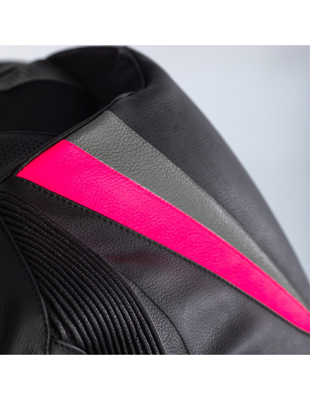 Combinaison RST Tractech Evo 4 femme cuir - noir/rose taille XL