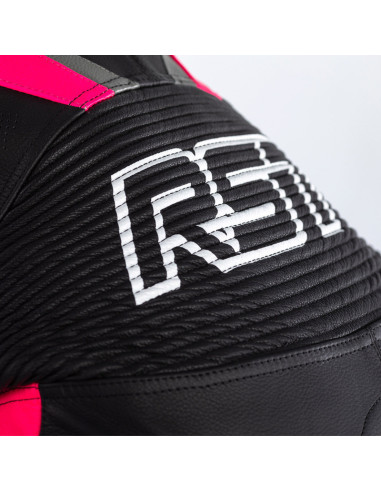 Combinaison RST Tractech Evo 4 femme cuir - noir/rose taille XS