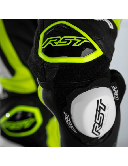 Combinaison RST Pro Series Airbag cuir - jaune fluo/camo taille S