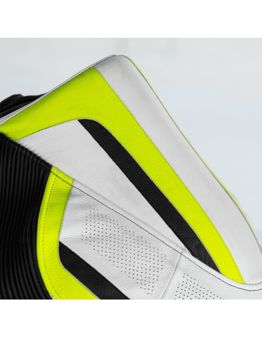 Combinaison RST Pro Series Airbag cuir - jaune fluo/camo taille XL