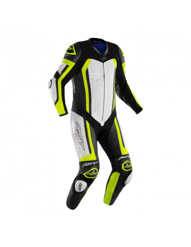 Combinaison RST Pro Series Airbag cuir - jaune fluo/camo taille XXL