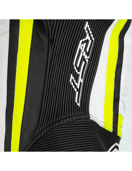 Combinaison RST Pro Series Airbag cuir - jaune fluo/camo taille XXL