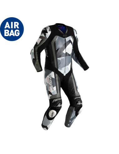 Combinaison RST Pro Series Airbag cuir - gris/camo taille XS