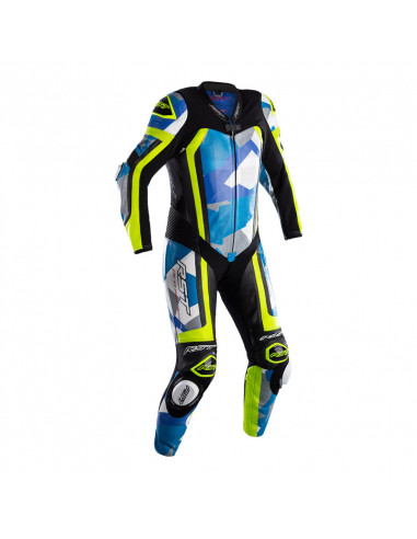 Combinaison RST Pro Series Airbag cuir - bleu/camo taille S