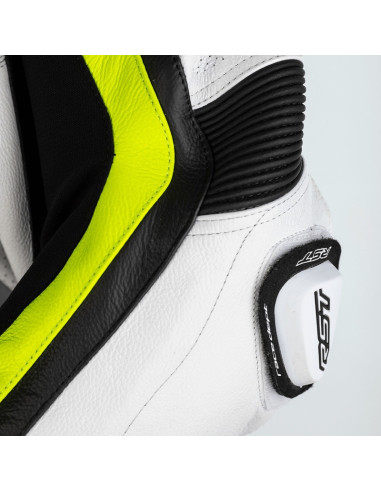 Combinaison RST Pro Series Airbag cuir - jaune fluo/camo taille XS